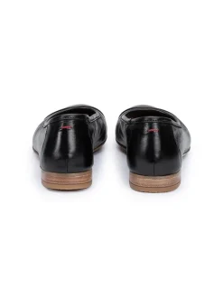 Leder-Ballerinas in Schwarz><noscript><img width=
