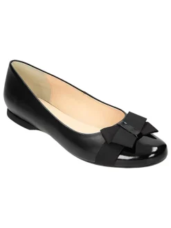Leder-Ballerinas in Schwarz>Wojas New