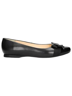 Leder-Ballerinas in Schwarz>Wojas New