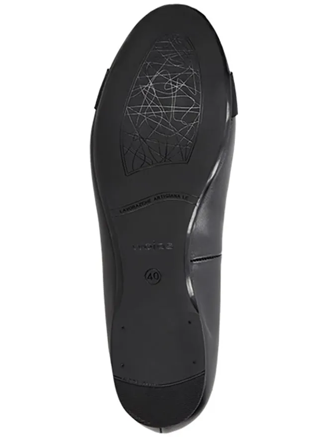Leder-Ballerinas in Schwarz>Wojas New