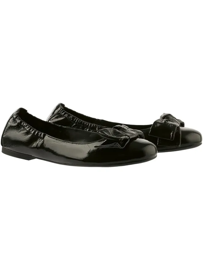 Högl Ballerinas^Leder-Ballerinas in Schwarz