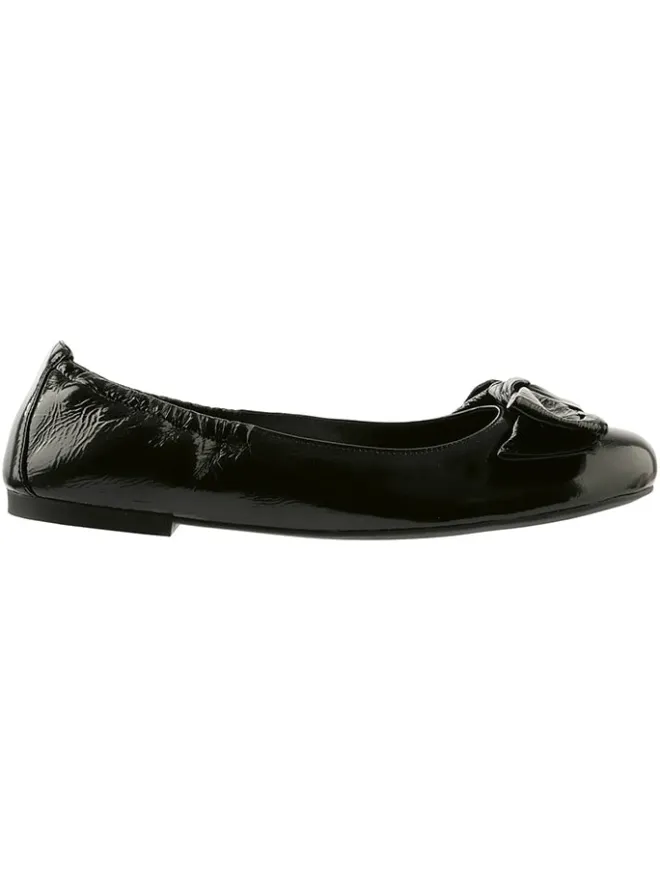Högl Ballerinas^Leder-Ballerinas in Schwarz
