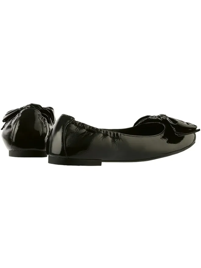 Högl Ballerinas^Leder-Ballerinas in Schwarz