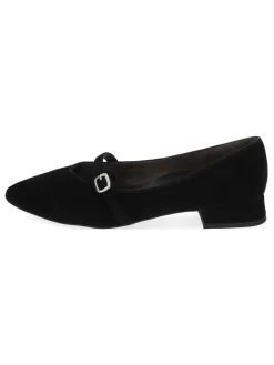 Paul Green Ballerinas^Leder-Ballerinas in Schwarz