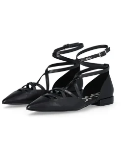 Liu Jo Ballerinas^Leder-Ballerinas in Schwarz