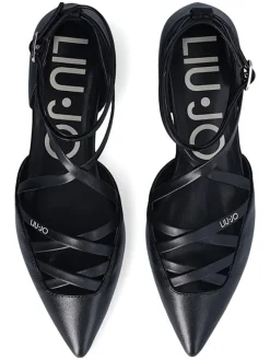 Liu Jo Ballerinas^Leder-Ballerinas in Schwarz