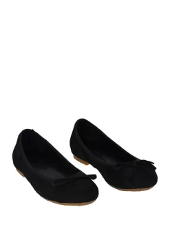 Leder-Ballerinas in Schwarz>Lizza Shoes New