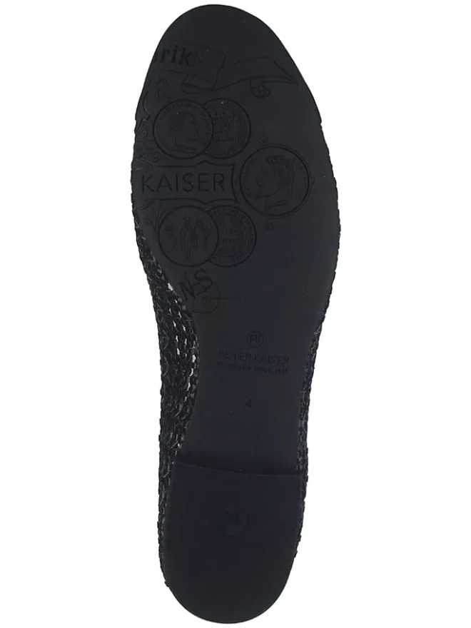 Leder-Ballerinas in Schwarz>PETER KAISER Hot
