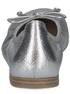 Caprice Ballerinas^Leder-Ballerinas in Silber
