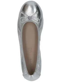 Caprice Ballerinas^Leder-Ballerinas in Silber