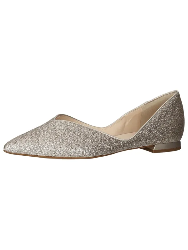 Högl Ballerinas^Leder-Ballerinas in Silber