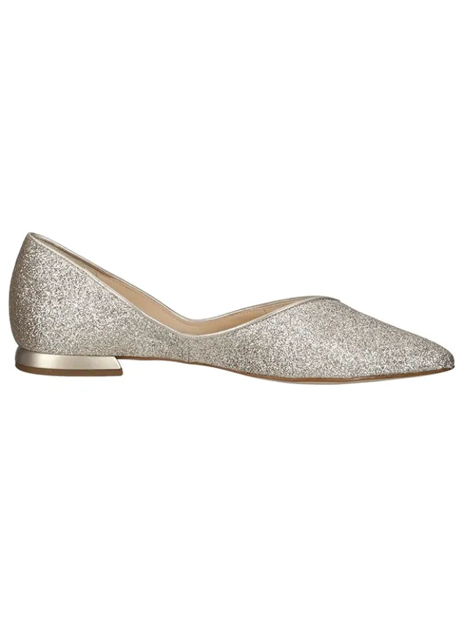 Högl Ballerinas^Leder-Ballerinas in Silber