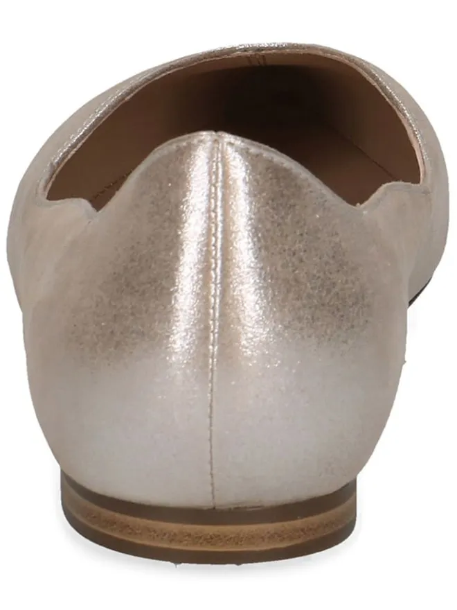 Leder-Ballerinas in Taupe>Caprice Hot