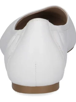 Leder-Ballerinas in Weiß>Caprice Hot