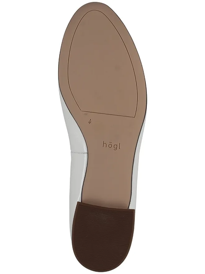 Leder-Ballerinas in Weiß>Högl Hot