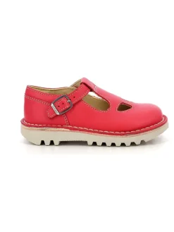 Leder-Ballerinas "Kick Mary Jane" in Rot>Kickers Best