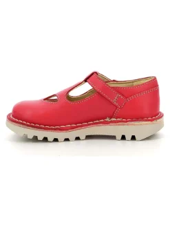 Leder-Ballerinas "Kick Mary Jane" in Rot>Kickers Best