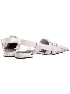 Leder-Ballerinas "Milla" in Weiß>Högl Outlet