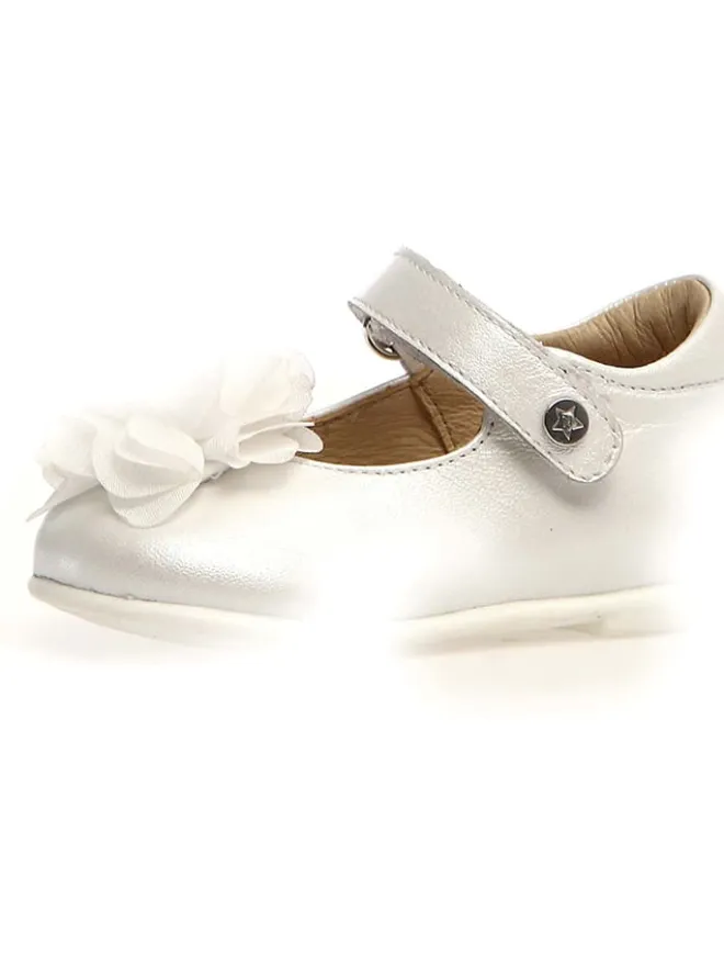 Leder-Ballerinas "Pennily" in Weiß>Naturino Clearance