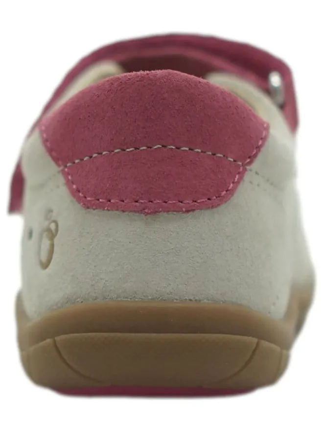 Leder-Barfuß-Ballerinas in Weiß>lamino Hot