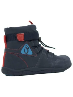 Leder-Barfuß-Boots in Dunkelblau><noscript><img width=