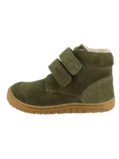 Leder-Barfußchuhe "Nimbi" in Khaki>Lurchi New