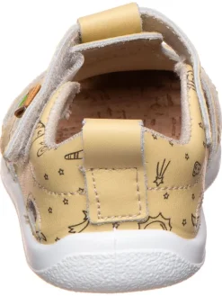 Leder-Barfußhalbsandalen in Gelb><noscript><img width=
