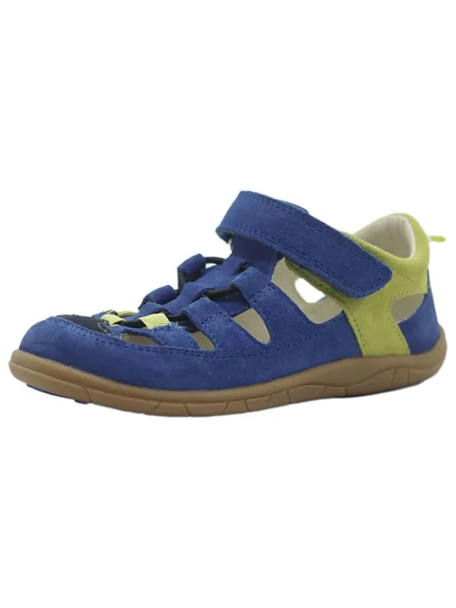 Leder-Barfuß-Halbsandalen in Blau>lamino Sale