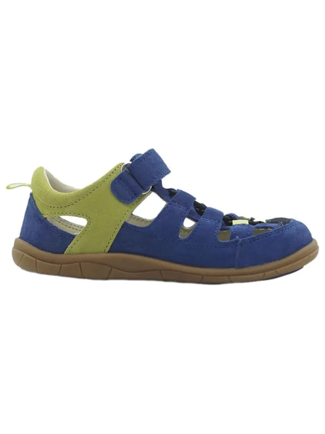 Leder-Barfuß-Halbsandalen in Blau>lamino Sale