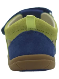 Leder-Barfuß-Halbsandalen in Blau><noscript><img width=