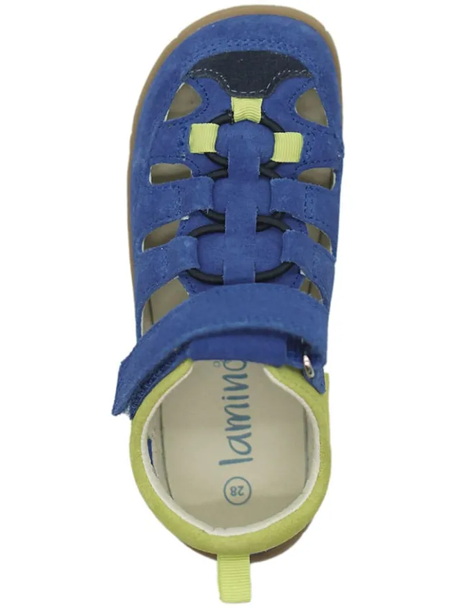 Leder-Barfuß-Halbsandalen in Blau>lamino Sale