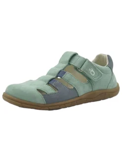 lamino Sandalen·Halbsandalen^Leder-Barfuß-Halbsandalen in Türkis