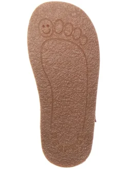 Leder-Barfußsandalen in Lila><noscript><img width=