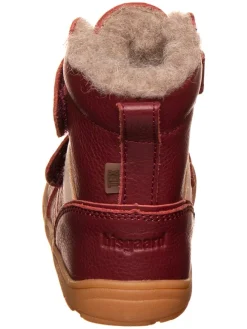 bisgaard Stiefel & Boots^Leder-Barfußschuhe in Bordeaux