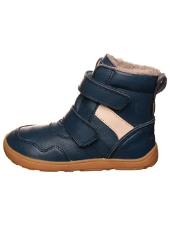 Leder-Barfußschuhe in Dunkelblau>bisgaard