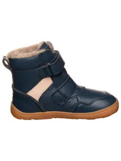 Leder-Barfußschuhe in Dunkelblau>bisgaard