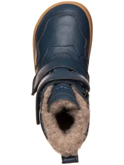 Leder-Barfußschuhe in Dunkelblau><noscript><img width=