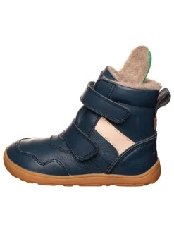 Leder-Barfußschuhe in Dunkelblau><noscript><img width=