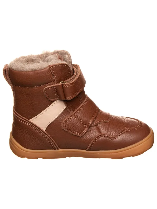 bisgaard Stiefel & Boots|Stiefel & Boots·Boots^Leder-Barfußschuhe in Hellbraun