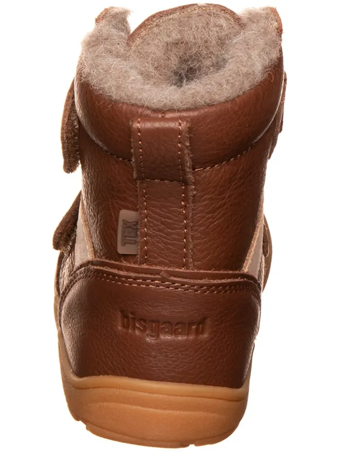 bisgaard Stiefel & Boots|Stiefel & Boots·Boots^Leder-Barfußschuhe in Hellbraun