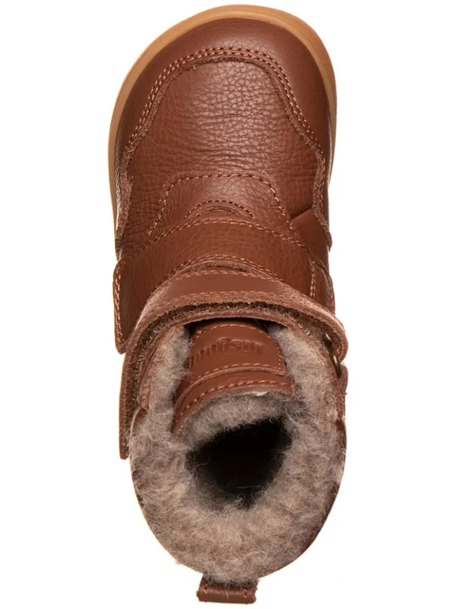 bisgaard Stiefel & Boots|Stiefel & Boots·Boots^Leder-Barfußschuhe in Hellbraun