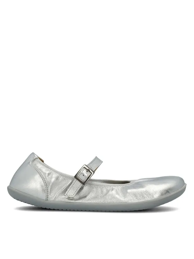 Leder-Barfußschuhe "Amber 2.0" in Silber>Groundies Discount