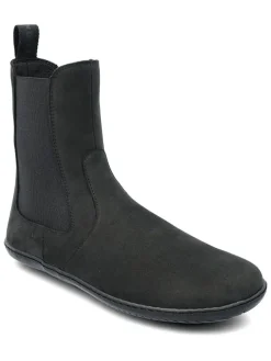 Leder-Barfußschuhe "Camden" in Anthrazit>Groundies Clearance