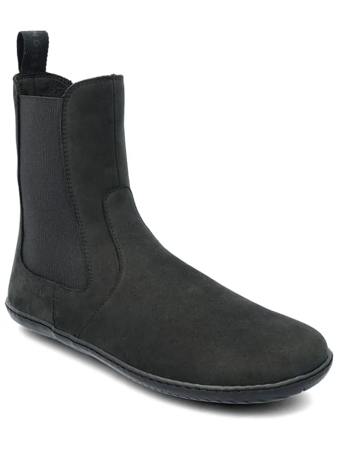 Leder-Barfußschuhe "Camden" in Anthrazit>Groundies Clearance
