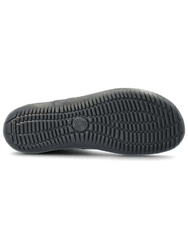 Leder-Barfußschuhe "Camden" in Anthrazit>Groundies Clearance