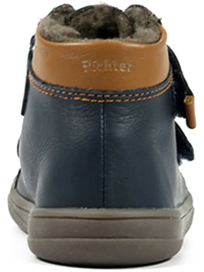 Leder-Barfußschuhe "Dash" in Dunkelblau>Richter Shoes Sale