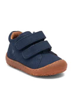 bisgaard Lauflernschuhe^Leder-Barfußschuhe "Hale" in Dunkelblau