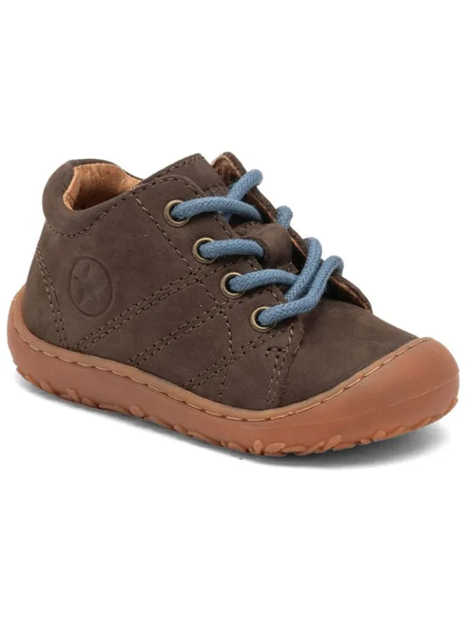 bisgaard Lauflernschuhe^Leder-Barfußschuhe "Hale" in Braun