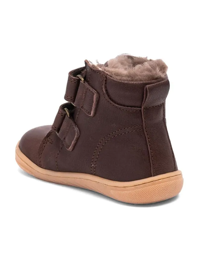 bisgaard Lauflernschuhe^Leder-Barfußschuhe "Helmut" in Braun