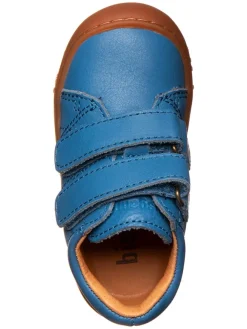 bisgaard Lauflernschuhe^Leder-Barfußschuhe in Blau